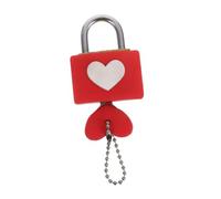 Gatuida Small Heart Shaped Padlock with Keys for Couples Metal Love Lock for Jewelry Box Diary Bags Romantic Valentine S Day Ornament Easy Locking and Unlocking