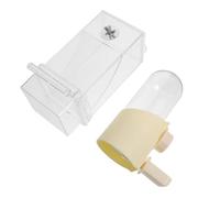 Gatuida Smart Pet Feeder Automatic Bird Feeder Water Dispenser Parakeet Cage Accessories for Budgies Cockatiels Food Container