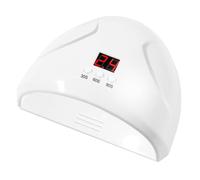 Gatuida Smart Sensing Nail Dryer LED UV Lamp with LEDs for Gel Polish Curing Automatic Sensor Digital Timer Even Heat Distribution Manicure Tool for Fingernails and Toenails White