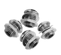 Gatuida Snare Drum Easy Installation Air Hole Screws 4pcs Alloy Ventilation Hardware with Washer and Gasket to Reduce Drumhead Resonance for Percussion Drum Kit for Recordings