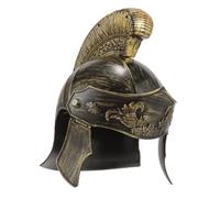 Gatuida Soldier Helmet Cosplay Accessory Novelty Roman Headgear Unique Design for Medieval Costume Parties Antique Look for All Ages for Historical Themed Events