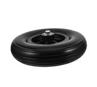 Gatuida Solid PU Front Wheelchair Wheels Replacement Tires Anti-Slip Caster Wheels for Seniors PVC PU Material Enhanced Traction Manual Electric Wheelchair Accessories