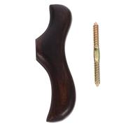 Gatuida Solid Wood Cane Handle for Trekking Poles Outdoor Hiking Pole Grip Replaceable Handle for Walking Stick Wood Material for Hiking and Outdoor Adventures