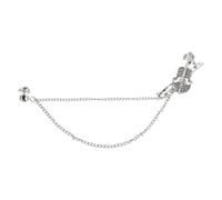Gatuida Sparkling Diamond Violin Brooch Stylish Rhinestone Pin for Music Instrument Lapel Brooch Pin for Shirt Collar Hat