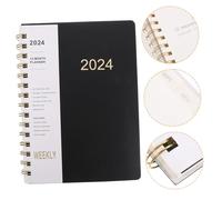 Gatuida Spiral Binding Planner Notebook for Office Use Schedule Notepad with Stylish Cover Helps Organize Work and Develop Habits Portable Yearly Plan Organizer