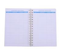 Gatuida Spiral Financial Ledger Book Undated Monthly and Daily Budget Planner with Cover for Expense Tracking and Note Taking Convenient Notebook for Personal Finance Management