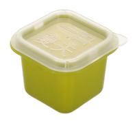 Gatuida Square Ice Cube Tray with Lid for Easy Release, Sturdy Pp Material Kitchen Ice Cube Moulds for Family Gatherings and Cocktail Drinks, Green Color Kitchen Accessory