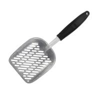 Gatuida Stainless Steel Cat Litter Scoop with Long Handle Pet for Kitten Sands Durable for Cat Hygiene and Litter Maintenance White