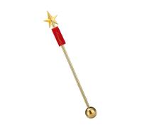 Gatuida Stainless Steel Conducting Baton 90cm Gold Music Accessory for Marching Band Drum Corps Outdoor Concert Performance