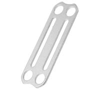 Gatuida Stainless Steel Diving Buckle with Webbing Clip Anti-friction Rectangle Side Buckle Quick Release for Secure Scuba Gear Management and Efficient Underwater Use