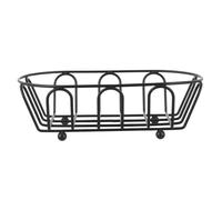 Gatuida Stainless Steel Hollow Food Storage Basket for Fruits Bread Snacks Desktop Organizer Breathable Design Kitchen Container