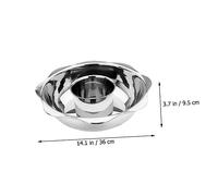 Gatuida Stainless Steel Hot Pot with Divider Stockpot for Two Flavor Cooking Even Heating Kitchen Hotpot Pan for Family Gathering and Cold Weather Use