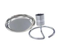 Gatuida Stainless Steel Moxa Roll Burner with Heat-Resistant Tray Moxa Stick Holder for Home Spa Yoga Retreats Use - Moxibustion Stand with