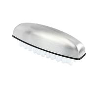Gatuida Stainless Steel Nail Brush Nylon Cleaning Tool for Manicure Kitchen Use for Mechanics and Gardeners Easy Storage Comfortable Cleaning Experience