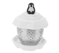 Gatuida Stainless Steel Penguin Tea Infuser Filter for Loose Leaf Tea with Cute Floating Design Easy to Clean for Home Brewing