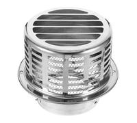 Gatuida Stainless Steel Range Hood Vent Cover Outdoor Kitchen Exhaust Fan Air Vent with Rainproof Design Wall Ceiling Installation