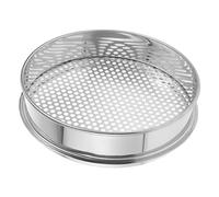 Gatuida Stainless Steel round Soil Filter Sieve Grading Sieve for Garden Outdoor Use