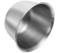 Gatuida Stainless Steel Salad Mixing Bowl for Noodles and Fruits | Reusable round Serving Bowl, Lightweight Smooth Silver Finish, Easy Cleanup for Home Cooks, Caterers and Bar Prep