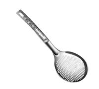 Gatuida Stainless Steel Slotted Spoon Strainer Ladle for Noodles Pasta and Dumplings Scoop with Comfortable Handle Multi-Purpose Colander Spoon for Kitchen Cooking and Serving