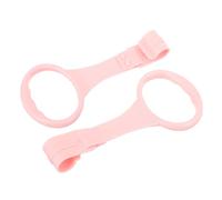 Gatuida Standing Pull Rings for Crib Hand Pull Ring Learning Aid Smooth Surface Nursery Walking Assistant in Pink