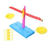 Gatuida Stem Educational DIY Balance Scale Kit for Hands Lever Construction for Preschool Elementary Science Learning Safe Plastic Materials Early Education Supply