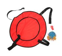 Gatuida Sticky Catch and Toss Game Interactive with Red Bouncy Ball and Paddle Safe Rounded Edges for Motor Skill Development and Parent Outdoor Activities