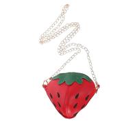 Gatuida Strawberry Crossbody Bag for Cute Fruit Shaped Purse with Chain Strap Shoulder Bag Clutch for Red