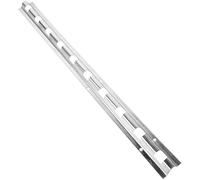 Gatuida Strip Curtain Mount Brackets Iron Curtain Rod Mount with Sturdy Silver Finish, Longterm Reliability and Elegant Design for Easy Strip Door Hanger Installation in Home or Commercial