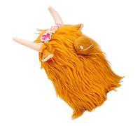 Gatuida Stuffed Cow Plush Adorable Highland Cow Doll for Soft and Smooth Cuddle Buddy for Photography Props Farm Stuffed Animal for Boys