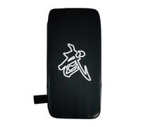 Gatuida Sturdy Pu Leather Taekwondo Kick Pad with Wrist Strap for Practicing High and Low Kicks, Shield Shape Kickboxing Training Pad Suitable for Batting Practice and Martial Arts