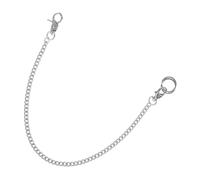 Gatuida Stylish Silver Plated Metal Pocket Watch Chain Buckle Lightweight Handbag and Clothes Accessory Comfortable and Graceful Design for Jeans Dresses and Purses