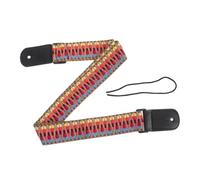 Gatuida Stylish Woven Ukulele Strap with Cotton and Leather Material, Easy to Carry and Clean, for Classical and Bass Guitar Players