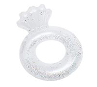 Gatuida Swim Ring Transparent Shell Inflatable Pool Float for Fun Cartoon Design for Years Leakproof Portable Swimming