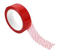 Gatuida Tamper Evident Security Tape Thick Adhesive Voidopen Packaging Tape for Evidence Boxes Red Blue White