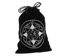 Gatuida Tarot Bag with Drawstring Protective Storage Pouch for Tarot Cards Jewelry Crystals Soft Fabric Mini Sack for Easy Access Stylish Design