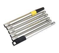 Gatuida Telescopic Extension Pole for Painting Durable Stainless Steel Rod Detachable Design Compatible with Various Paint Roller Brushes for Easy High Reach Cleaning and Painting Tasks