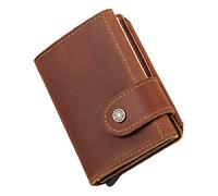 Gatuida Theft Leather Wallet for Men Multifunctional RFID Blocking Card Holder Design Money Credit Card Purse Durable Easy to Carry