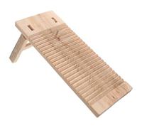 Gatuida Thickened Wooden Washboard with Legs for Laundry Cleaning Wood Wash Board for Hand Washing Clothes Anti-Slip Surface for Stain Removal Suitable for Clothes and Diapers