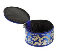 Gatuida Tibetan Sound Bowl Case Sturdy Carrying Bag with Padded Protection and Adjustable Strap for Singing Bowl Storage and Meditation Use Random Color