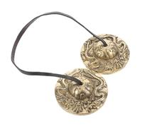 Gatuida Tibetan Tingsha Cymbals for Meditation Yoga Nepalese Copper Bells with Decorative Elements Pure Sound for Mindfulness Healing Feng Shui Decor