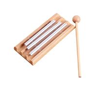Gatuida Tone Tabletop Chimes for Educational Musical Percussion Instrument Safe Design with Built Nail Pleasant Sound for Early Learning for Boys