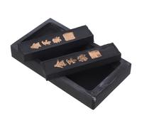 Gatuida Traditional Chinese Calligraphy Inkstone Set with Ink Stick, Rectangle Stone and Graphite Material for Easy Handling and Minimizing Waste, for Writing Chinese New Year Couplets