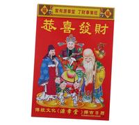 Gatuida Traditional Chinese Zodiac Hanging Calendar with Tear Off Pages Daily Planner for Home Office School Lunar Insights Cultural Elegance