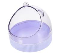 Gatuida Transparent Acrylic Hamster Water Bowl Safe Feeding Dish for Pets for Guinea Pigs Chinchillas More for Food and Water
