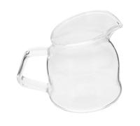 Gatuida Transparent Glass Milk Pitcher Mini Creamer Cup for Coffee Bar Espresso Shots Tea Drinking Jug for Kitchen and Coffee Lovers
