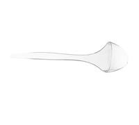 Gatuida Transparent Plastic Soup Ladle with Long Handle Reusable Serving Spoon for Catering Restaurants Buffets Parties and Family Meals Lightweight and Easy to Use