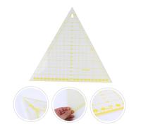 Gatuida Transparent Sewing Ruler with Unique Numbering and Angle System for Precise Stitching Quilting Embroidery and Craft Projects Lightweight and Portable Patchwork Measuring Tool