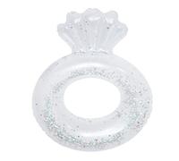 Gatuida Transparent Shell Swim Ring Fun Inflatable Pool for Aged Leakproof Design for Safe Water Play for Pool and Beach Activities