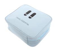Gatuida Travel Medical Bag Compact PU Emergency Kit Pouch for Home The Go Durable Easy to Clean Medicine Storage for Travel Medication Bags