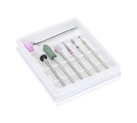 Gatuida Tungsten Carbide Nail Drill Bits Set 14pcs Professional Nail Art Grinding Heads Manicure File Accessories for Salon and Home Use